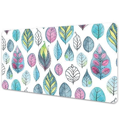 Sous-main bureau Feuilles dessinées