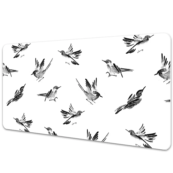 Protège bureau Oiseaux peints
