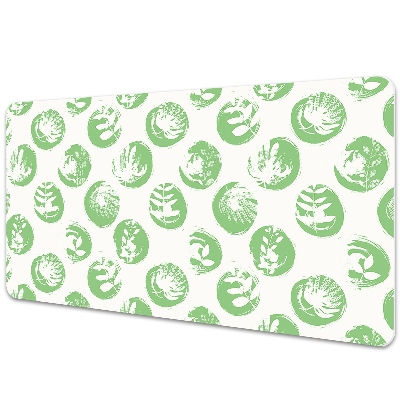 Protège bureau Plantes à points géométriques