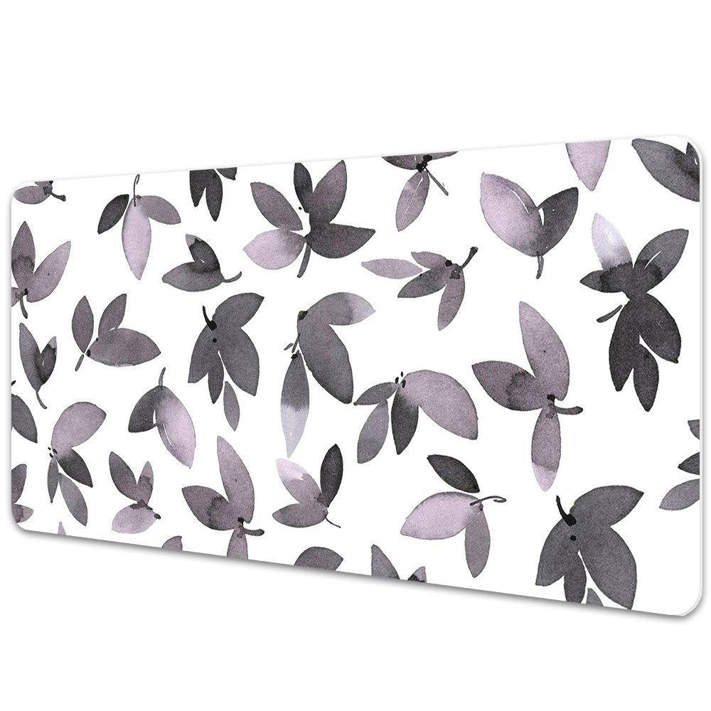 Sous-main bureau Feuilles grises