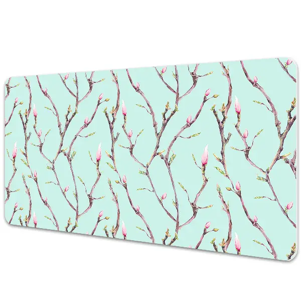 Tapis de bureau Branches avec bourgeons