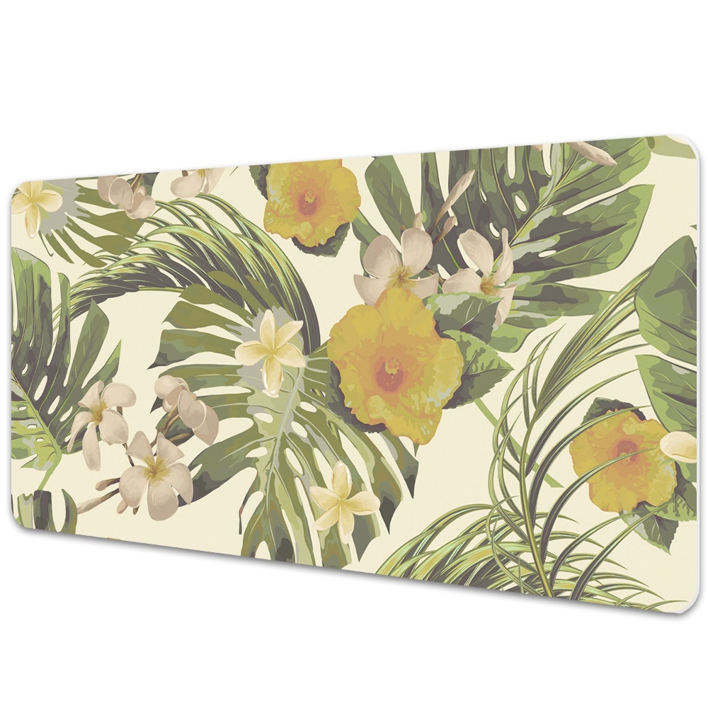 Sous-main bureau Plantes et fleurs exotiques