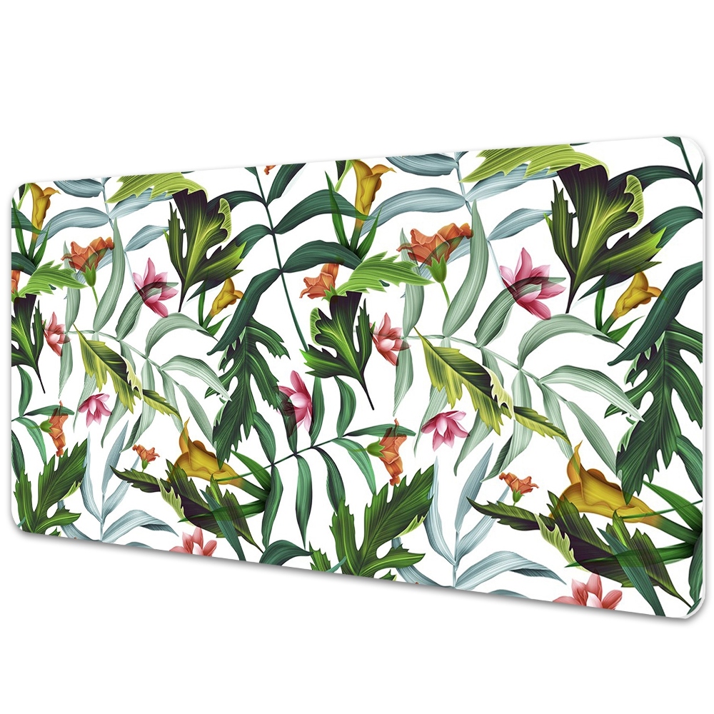 Protège bureau Flore exotique