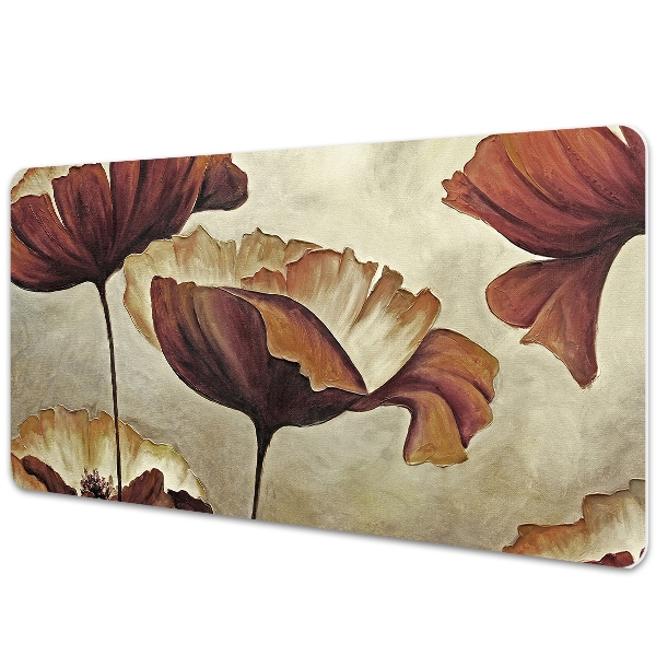 Tapis de bureau Grandes fleurs de pavot