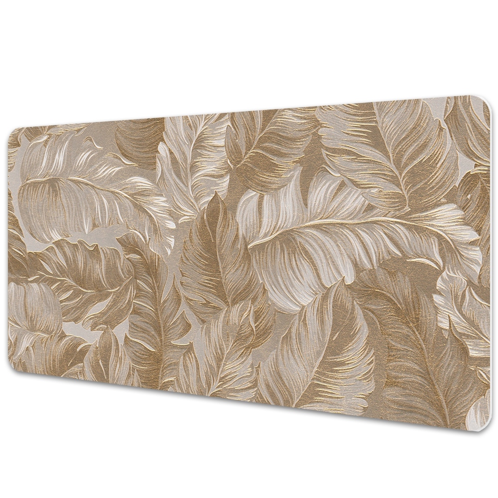 Tapis de bureau Feuilles dorées