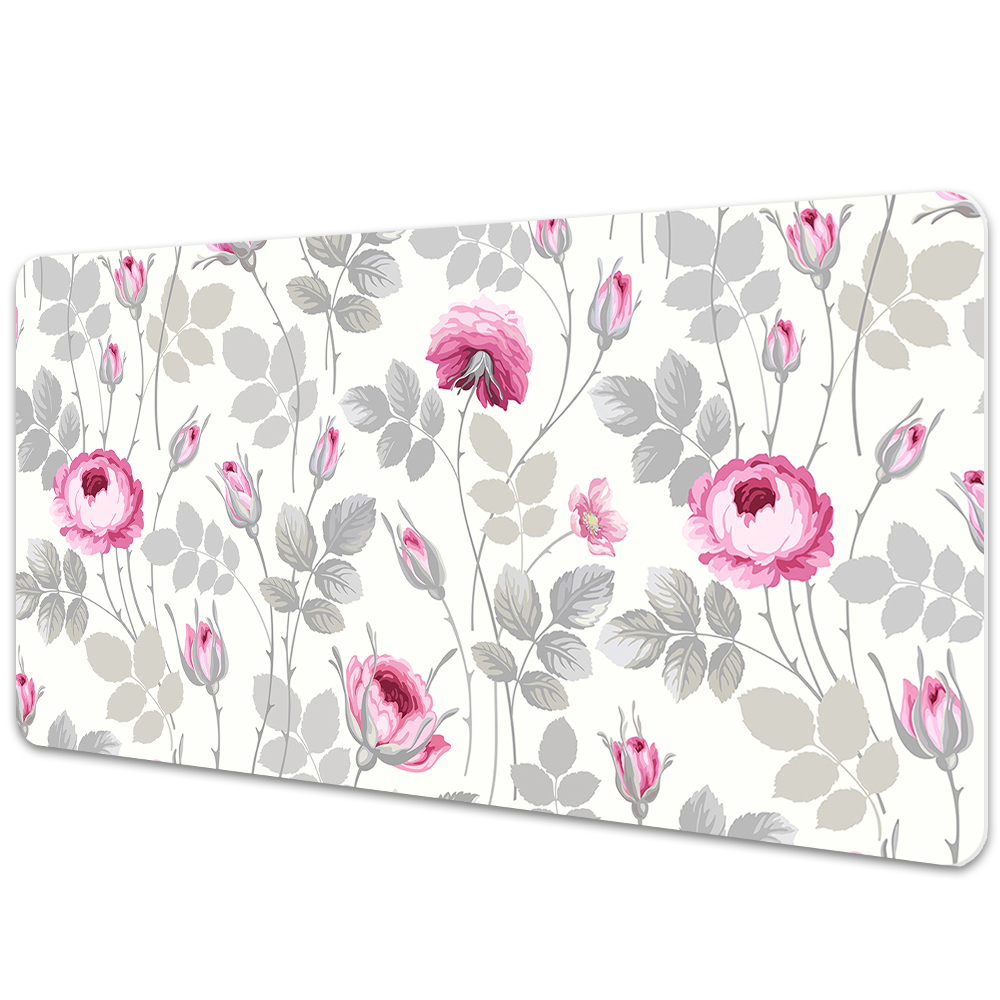 Sous-main bureau Roses en fleurs