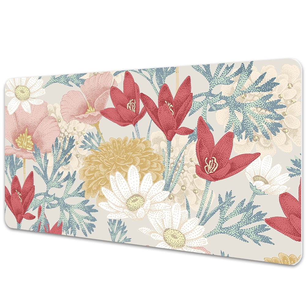Sous-main bureau Fleurs fleuries
