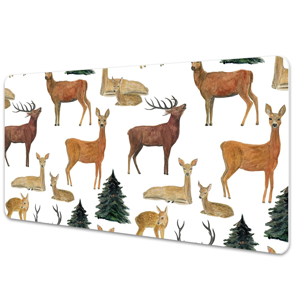 Sous-main bureau Roi de la forêt