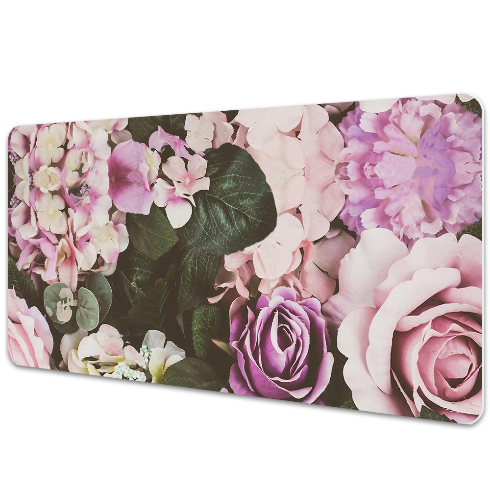 Sous-main bureau Fleurs dans un style rétro