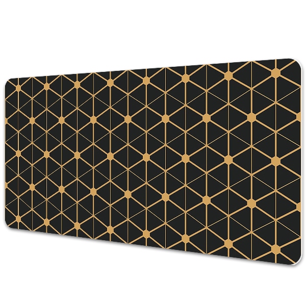 Tapis de bureau Hexagones géométriques