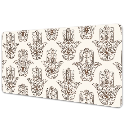 Sous-main bureau Symbole vintage marron