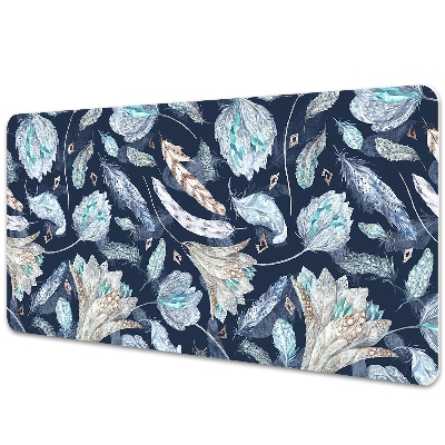 Tapis de bureau Motif boho bleu