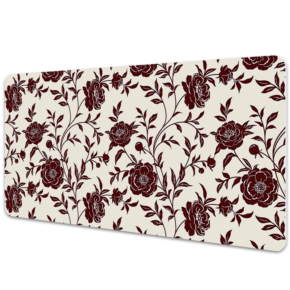Sous main de bureau Fleurs sombres