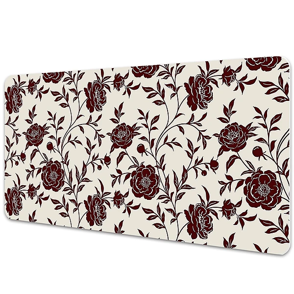 Sous main de bureau Fleurs sombres