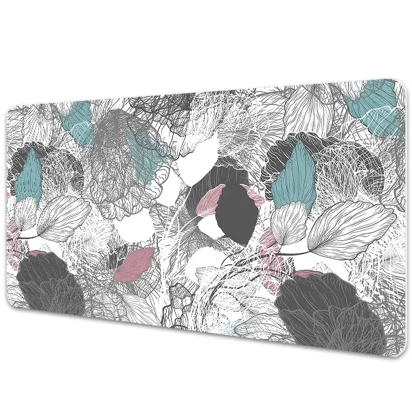 Sous-main bureau Motif floral