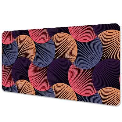 Protège bureau Motif géométrique coloré