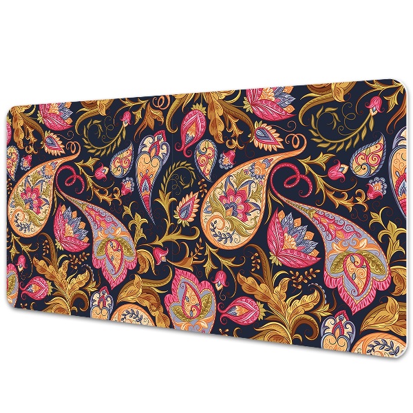 Sous main de bureau Paisley multicolore