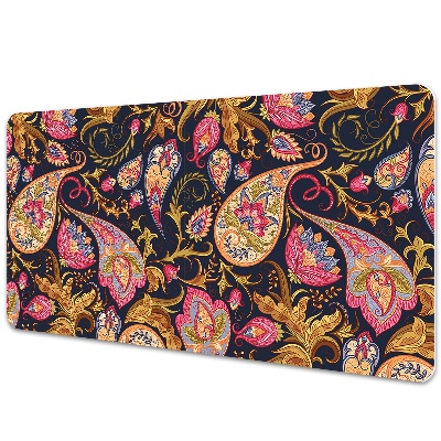 Sous main de bureau Paisley multicolore