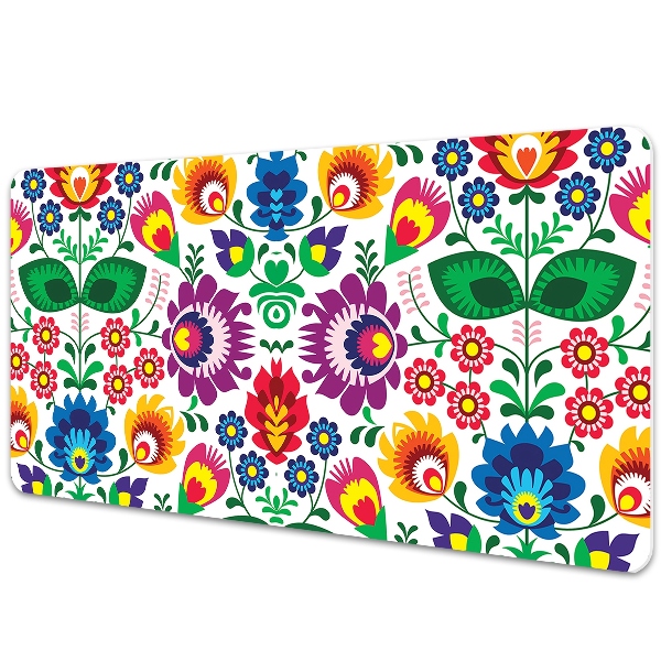 Tapis de bureau Fleurs folkloriques