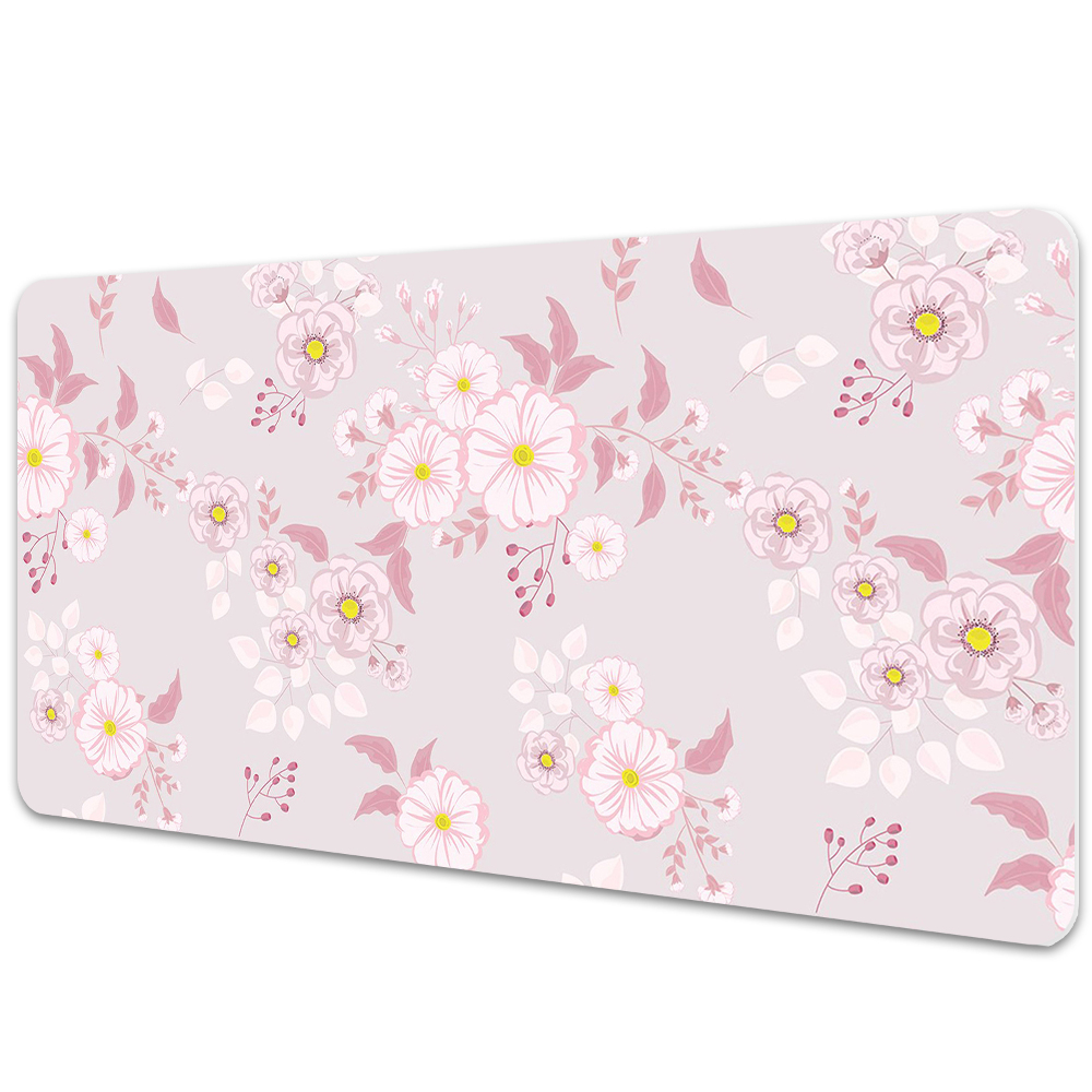 Protège bureau Plantes roses