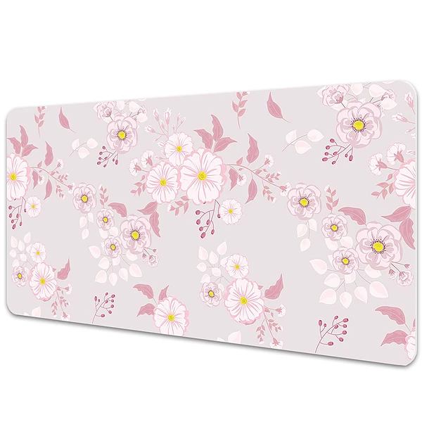 Protège bureau Plantes roses