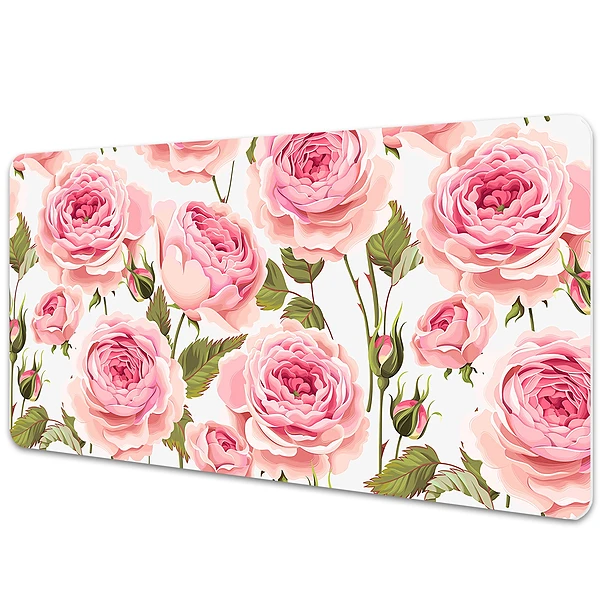 Sous main de bureau Roses en fleurs