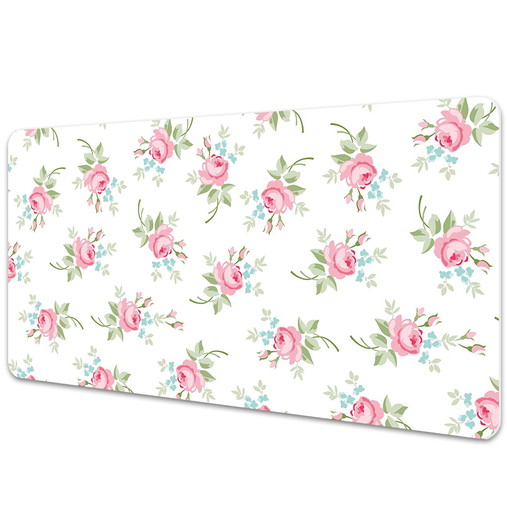 Sous-main bureau Petites fleurs
