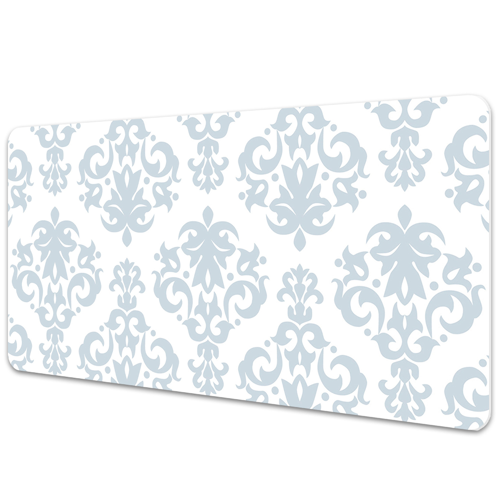 Sous main de bureau Ornement vintage gris