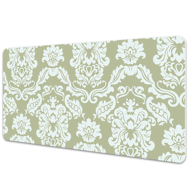 Tapis de bureau Ornement vintage vert