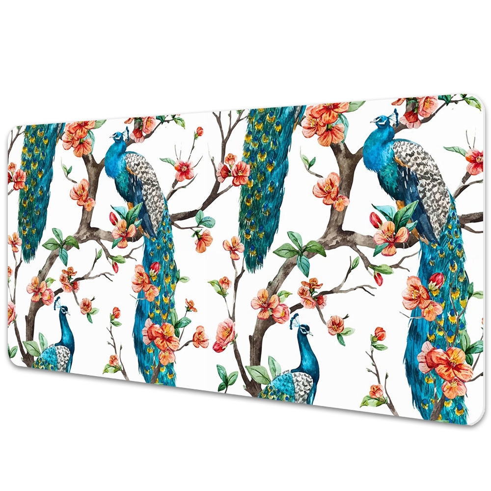 Tapis de bureau Paon inhabituel