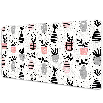 Sous-main bureau Vases avec fleurs