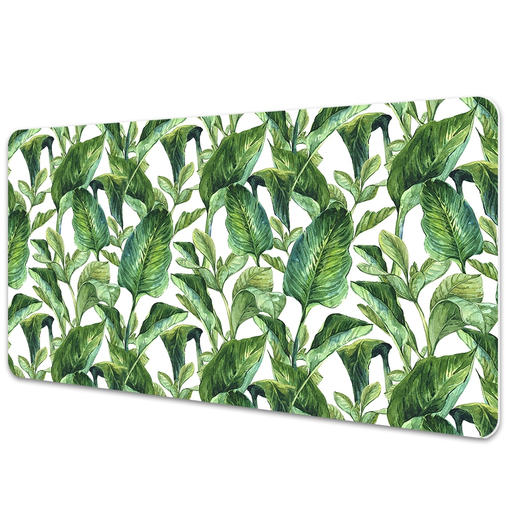 Protège bureau Feuilles exotiques