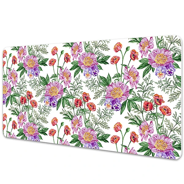 Sous-main bureau Bouquet de fleurs