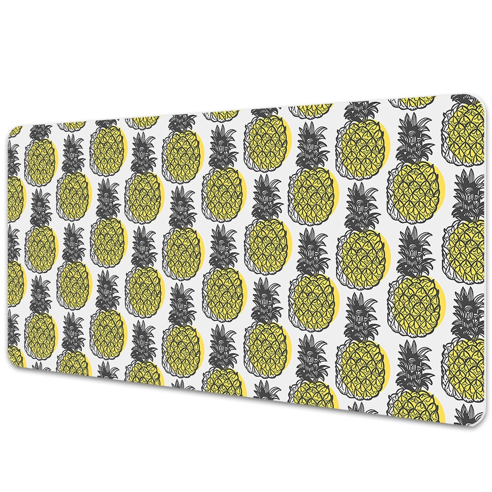 Sous main de bureau Motif d'ananas tropical