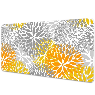 Sous-main bureau Fleurs de chrysanthème