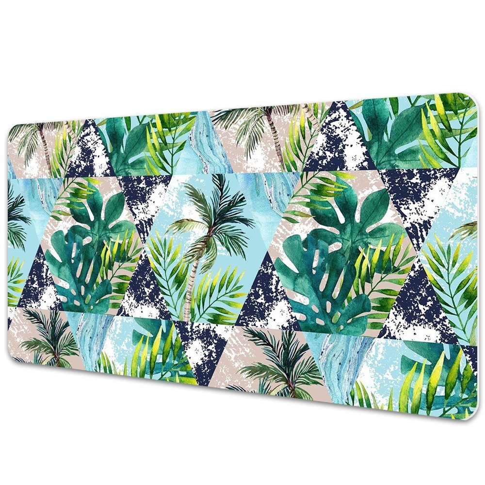 Tapis de bureau Mosaïque géométrique tropicale