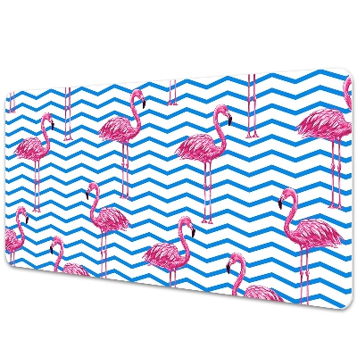 Tapis de bureau Motif géométrique de flamants roses