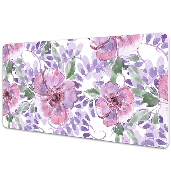 Sous main de bureau Prairie de fleurs colorées