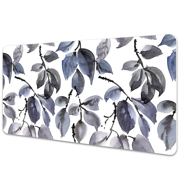 Protège bureau Plantes en gris