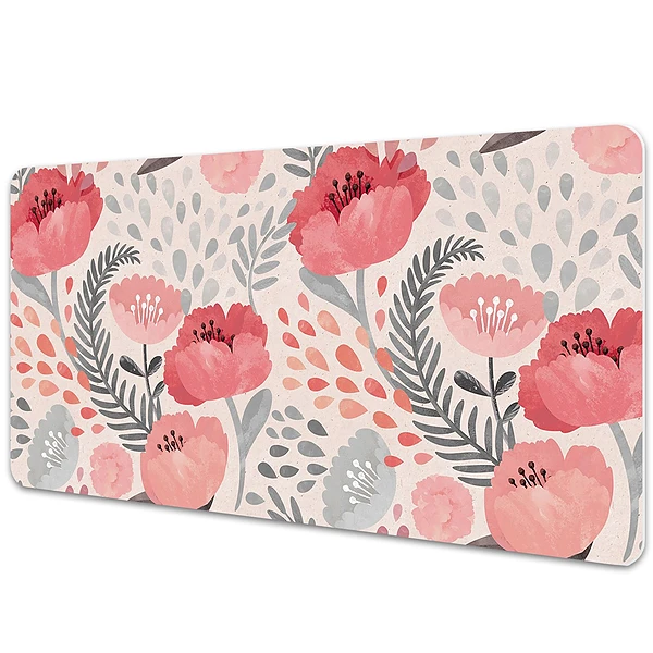Tapis de bureau Coquelicots artistiques