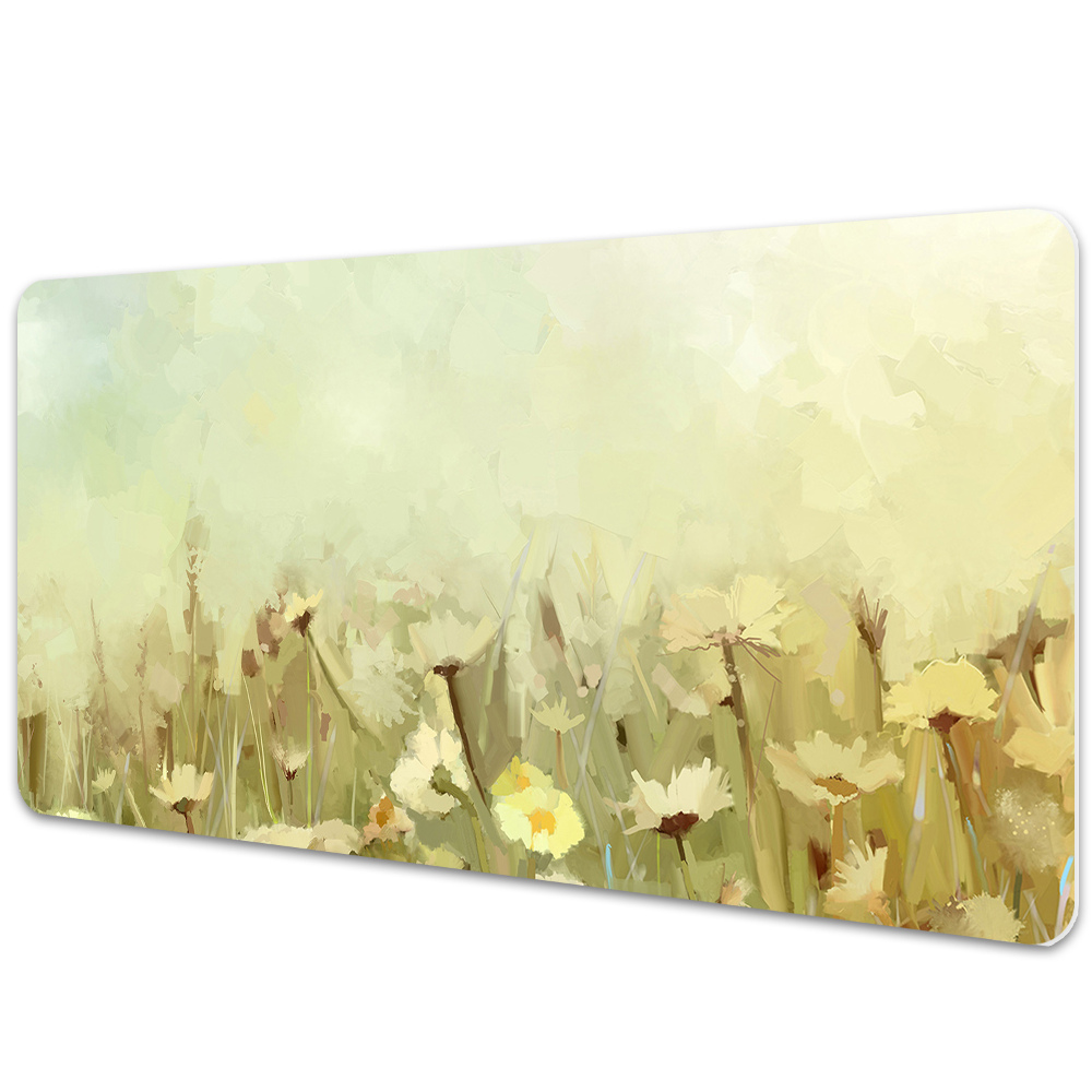 Sous-main bureau Prairie de fleurs