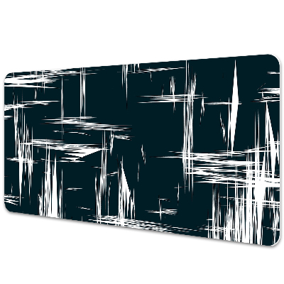 Sous-main bureau Rayures blanches