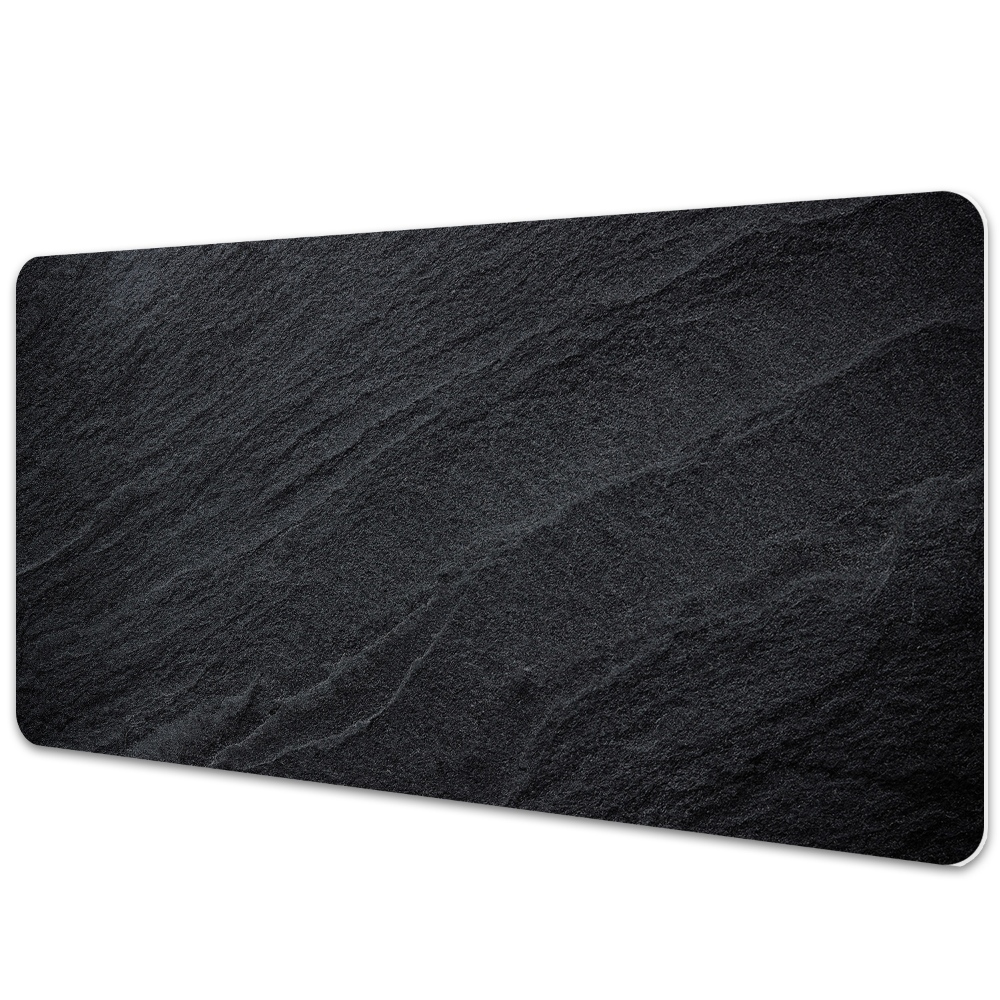 Tapis de bureau Texture de sable noir