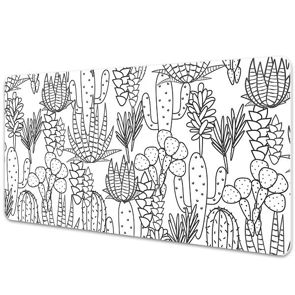 Tapis de bureau Cacti