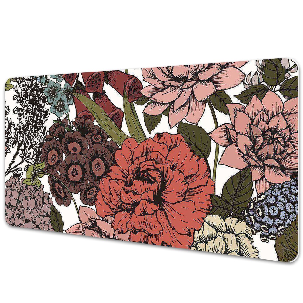 Protège bureau Fleurs en automne
