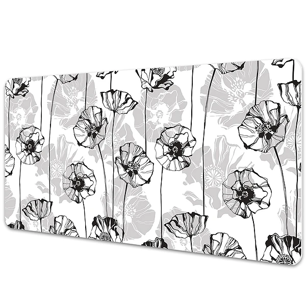 Tapis de bureau Fleurs en style glamour