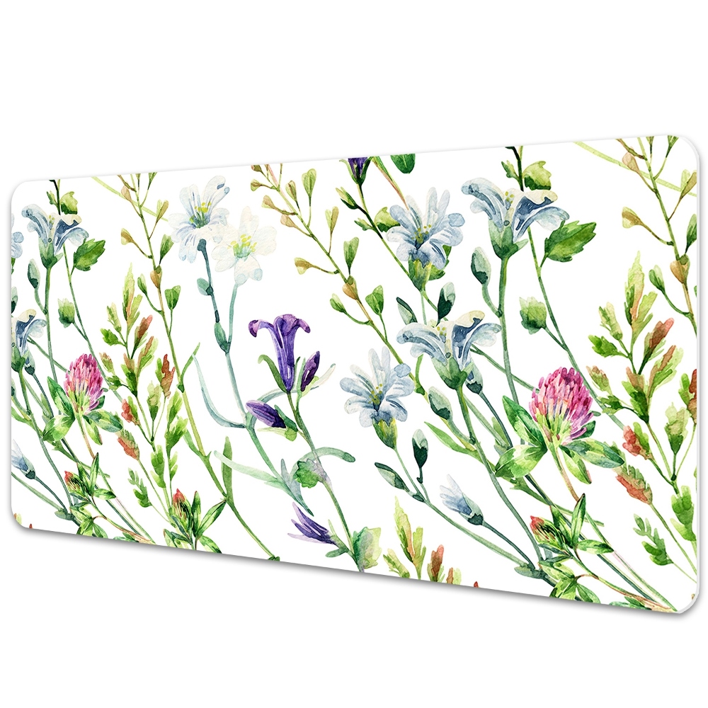 Sous-main bureau Fleurs dans un pré