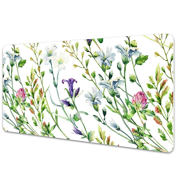 Sous-main bureau Fleurs dans un pré
