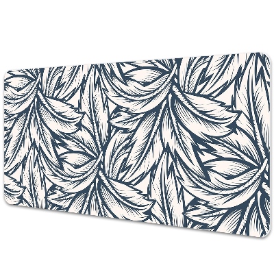 Tapis de bureau Feuilles dessinées