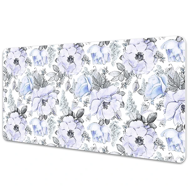Sous main de bureau Roses bleues